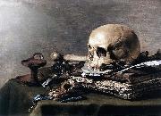 unknow artist, Vanitas still life.